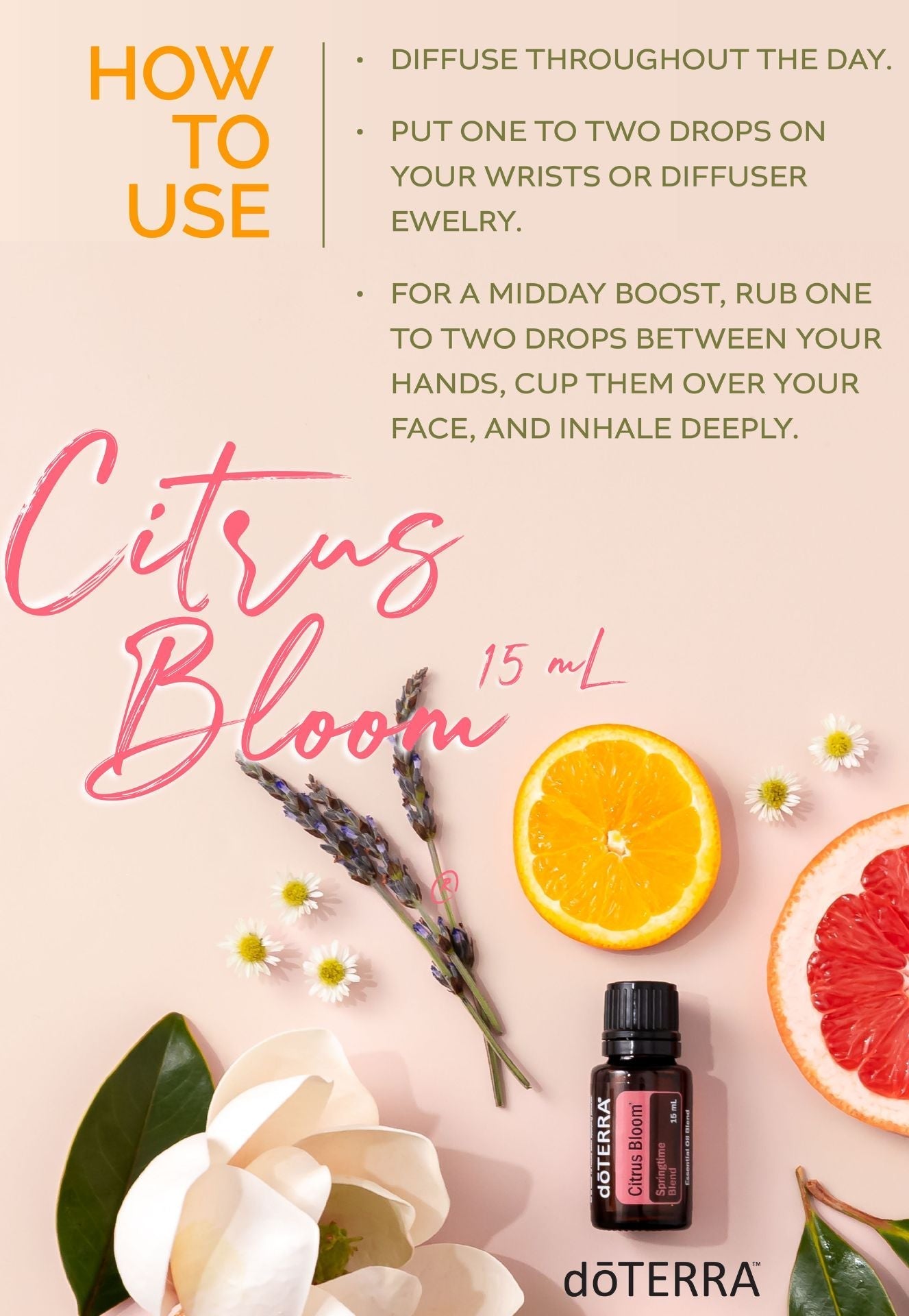 doTERRA Citrus Bloom Springtime Blend